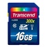 TRANSCEND SDHC Premium 16GB, Class 10 UHS-I, 300X (45MB/s)