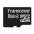 Karta TRANSCEND MicroSDHC 8 GB triedy 4, bez adaptéra