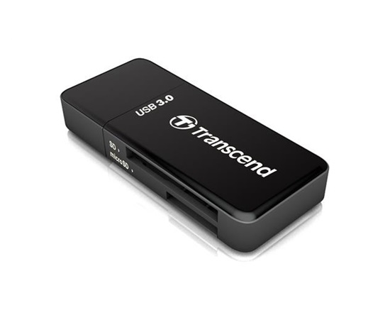 TRANSCEND Card Reader F5, USB 3.0, Black