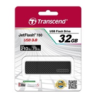 TRANSCEND Flash disk 32GB JetFlash®780, USB 3.0 (R:210/W:75 MB/s) čierna