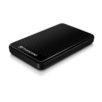 Externý pevný disk TRANSCEND 2,5" USB 3.1 StoreJet 25A3, 1 TB, čierny (nárazuvzdorný, 256-bitový AES)