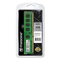 TRANSCEND JetRam™ DDR3 2GB 1333MHz DIMM, 256Mx8 CL9