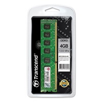 TRANSCEND JetRam™ DDR3 4GB 1333MHz DIMM, 256Mx8 CL9