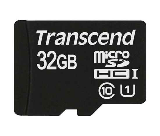 Karta TRANSCEND MicroSDHC 32GB Premium, Class 10 UHS-I 300x, bez adaptéra