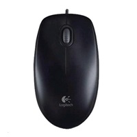 Myš Logitech B100, čierna