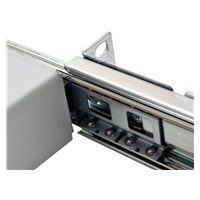 TRITON Výsuvná polica 19", 1U/650 mm, plný výsuv, nosnosť 45 kg, sivá