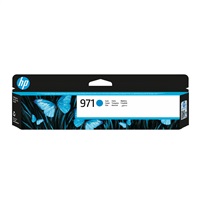 HP 971 Cyan Ink Cart, CN622AE (2,500 pages)