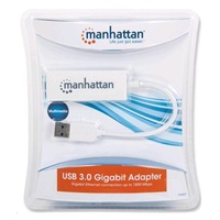 MANHATTAN USB 3.0 Gigabitový ethernetový adaptér (LAN, RJ45)