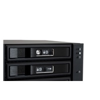 CHIEFTEC SATA/SAS Backplane CBP-2131SAS, 2 x 5.25" pozície pre 3 pevné disky SAS/S-ATA, Hot-Swap, celohliníkové