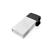 TRANSCEND Flash disk 8GB JetFlash®380S, USB 2.0/micro USB (R:20/W:5 MB/s) strieborná