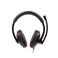 GEMBIRD sluchátka s mikrofonem MHS-U-001 Gaming, černá, USB