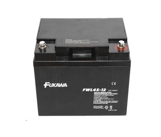 Batéria - FUKAWA FWL 45-12 (12V/45 Ah - M6), životnosť 10 rokov