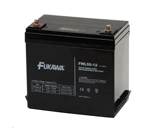 Batéria - FUKAWA FWL 55-12 (12V/55 Ah - M6), životnosť 10 rokov