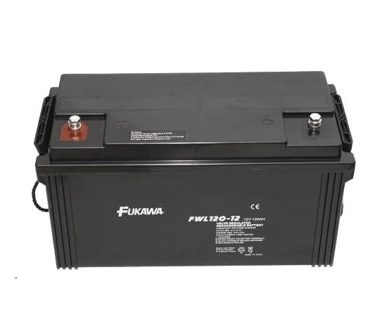 Batéria - FUKAWA FWL 120-12 (12V/120Ah - M8), životnosť 10 rokov