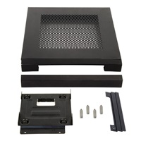 Skriňa CHIEFTEC Compact Series/mini ITX, IX-03B-OP, čierna, Alu, bez zdroja