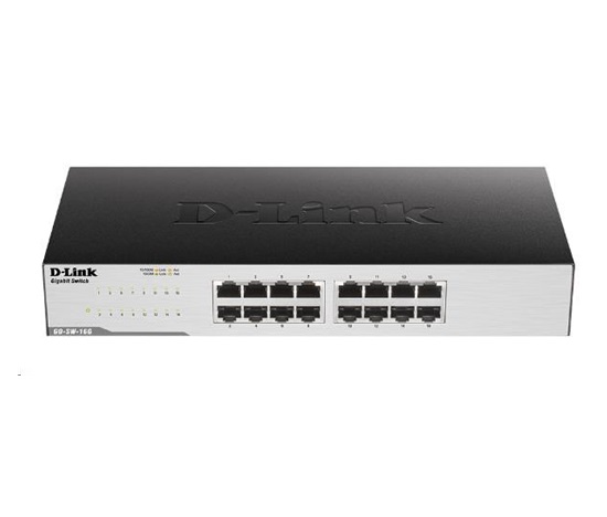 D-Link GO-SW-16G 16-portový GIGABIT EASY DESKTOP SWITCH