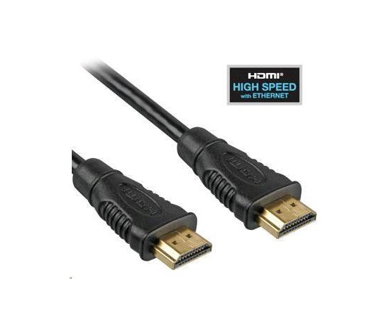 PREMIUMCORD HDMI kábel 2m High Speed + Ethernet (v1.4), pozlátené konektory