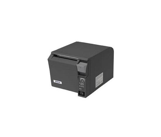 EPSON TM-T70II pokladničná tlačiareň, USB + sériová, čierna, rezačka, s napájacím zdrojom