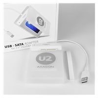 AXAGON ADSA-1S, USB 2.0 - SATA HDD/SSD adaptér vrátane. 2.5" puzdrá