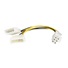 PREMIUMCORD 5,25" Molex - 6pinová redukcia napájania pre grafické karty PCI-E