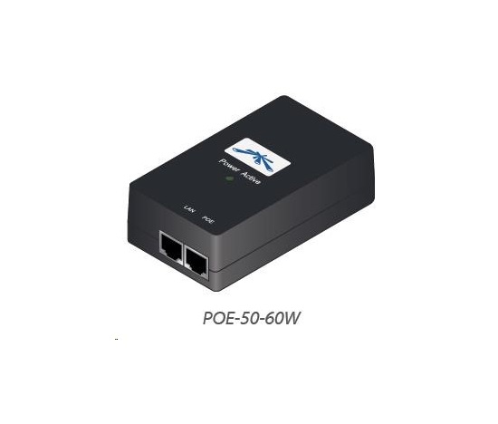 UBNT POE-50-60W [PoE adaptér pre AirFiber, 50V/1.2A (60W), vrátane. napájací kábel]