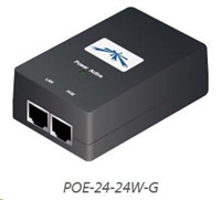 UBNT POE-24-24W-G [Gigabitový PoE adaptér, 24V/1A (24W), vrátane. napájací kábel]