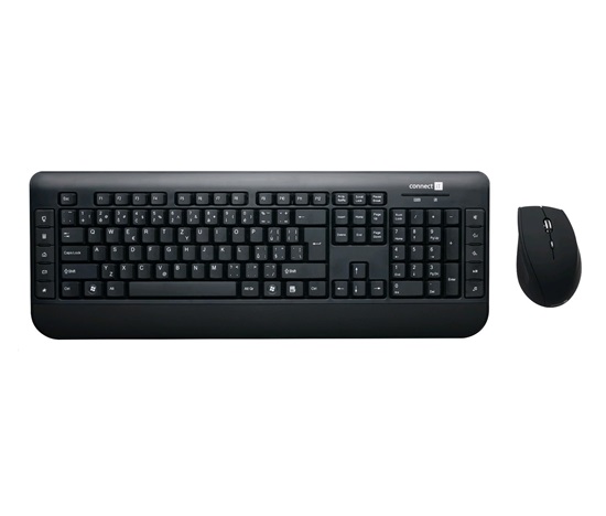 CONNECT IT Bezdrôtová súprava klávesnice a myši CI-185, čierna