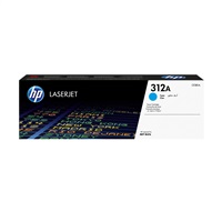 HP 312A Cyan LJ Toner Cart, CF381A (2,700 pages)