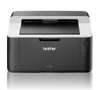 Čiernobiela laserová tlačiareň BROTHER HL-1112E - A4, 20 str./min, 600x600, 1MB, GDI, USB 2.0, čierna