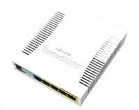 MikroTik RouterBOARD CSS106-1G-4P-1S (RB260GSP), TF470 CPU, konfigurovateľný switch, 5x LAN, 1xSFP slot, PoE OUT, vrátane. SwOS