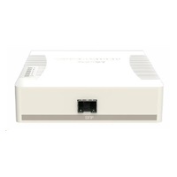 MikroTik RouterBOARD CSS106-1G-4P-1S (RB260GSP), TF470 CPU, konfigurovateľný switch, 5x LAN, 1xSFP slot, PoE OUT, vrátane. SwOS