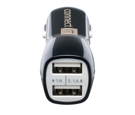 Univerzálna nabíjačka do auta CONNECT IT USB PREMIUM (2x USB 3,1A a 1A., adaptér do auta CL)