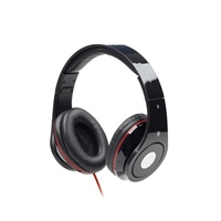 GEMBIRD sluchátka s mikrofonem Detroit, černá