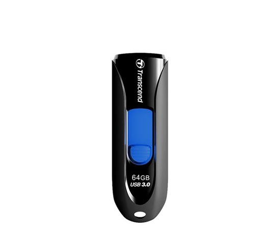 TRANSCEND Flash disk 64GB JetFlash®790, USB 3.1 (R:90/W:30 MB/s) čierna/modrá