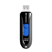 TRANSCEND Flash disk 128 GB JetFlash®790, USB 3.1 (R:90/W:40 MB/s) čierna/modrá