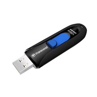 TRANSCEND Flash disk 128 GB JetFlash®790, USB 3.1 (R:90/W:40 MB/s) čierna/modrá