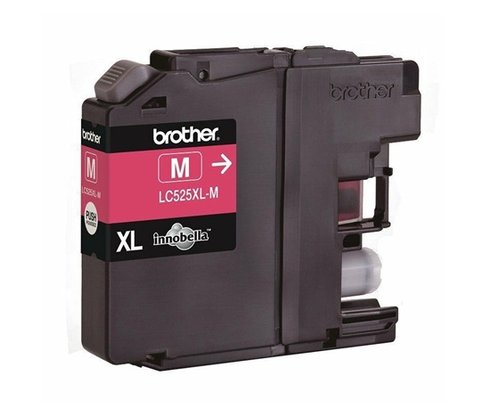 Atrament BROTHER LC-525XLM magenta (ISO / IEC 24711) DCP-J100 / DCP-J105 / MFC-J200 cca 1300