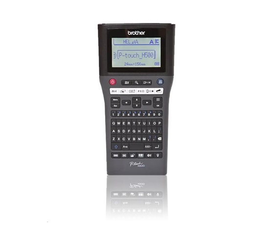 Tlačiareň štítkov BROTHER PT-H500 - 24 mm, TZe pásky, mobilná, profesionálna tlačiareň štítkov pre PC - marker
