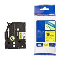 BROTHER TZE661 - TZ kazeta 36 mm široká, laminovaná TZE-661, žlto-čierne písmo