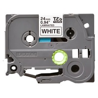 BROTHER TZE251 - TZ kazeta 24 mm široká, laminovaná TZE-251, biela/čierna farba písma
