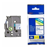 BROTHER TZE253 - TZ kazeta široká 24 mm, laminovaná TZE-253, biela/modrá farba písma