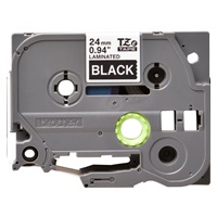 BROTHER TZE355 - kazeta TZ so šírkou 24 mm, laminovaná TZE-355, čierne/biele písmo