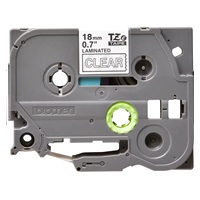 BROTHER TZE145 - TZ kazeta široká 18 mm, laminovaná TZE-145, priesvitné/biele písmo