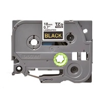 BROTHER TZE344 - kazeta TZ šířky 18mm, laminovaná TZE-344, černá / zlaté písmo - gold