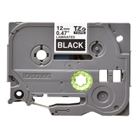 BROTHER TZE335 - 12 mm široká kazeta TZ, laminovaná TZE-335, čierno-biele písmo