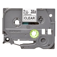 BROTHER TZE121 - TZ kazeta široká 9 mm, laminovaná TZE-121, priesvitné/čierne písmo