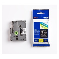 BROTHER TZE325 - TZ kazeta široká 9 mm, laminovaná TZE-325, čierno-biele písmo