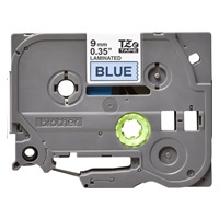 BROTHER TZE521 - TZ kazeta široká 9 mm, laminovaná TZE-521, modré/čierne písmo