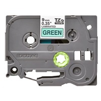 BROTHER TZE721 - TZ kazeta široká 9 mm, laminovaná TZE-721, zeleno-čierne písmo