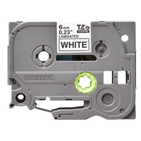 BROTHER TZE211 - TZ kazeta 6 mm široká, laminovaná TZE-211, biela/čierna farba písma